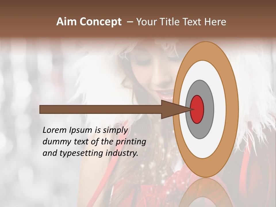 Charming Pretty Woman PowerPoint Template
