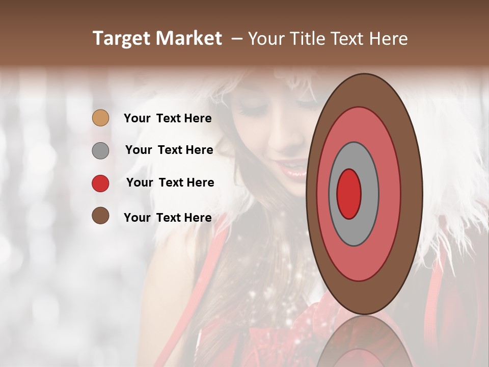 Charming Pretty Woman PowerPoint Template