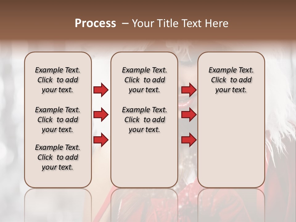 Charming Pretty Woman PowerPoint Template