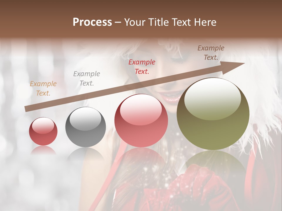 Charming Pretty Woman PowerPoint Template