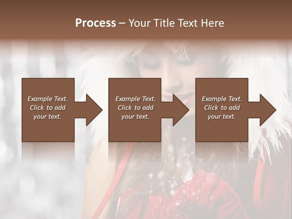 Charming Pretty Woman PowerPoint Template