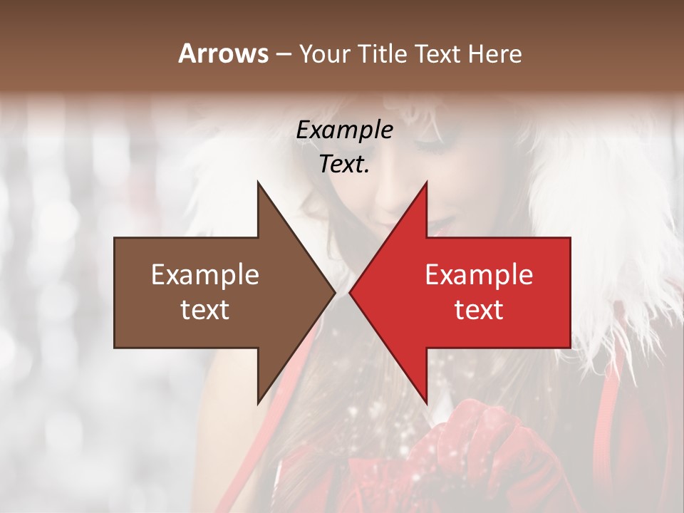 Charming Pretty Woman PowerPoint Template