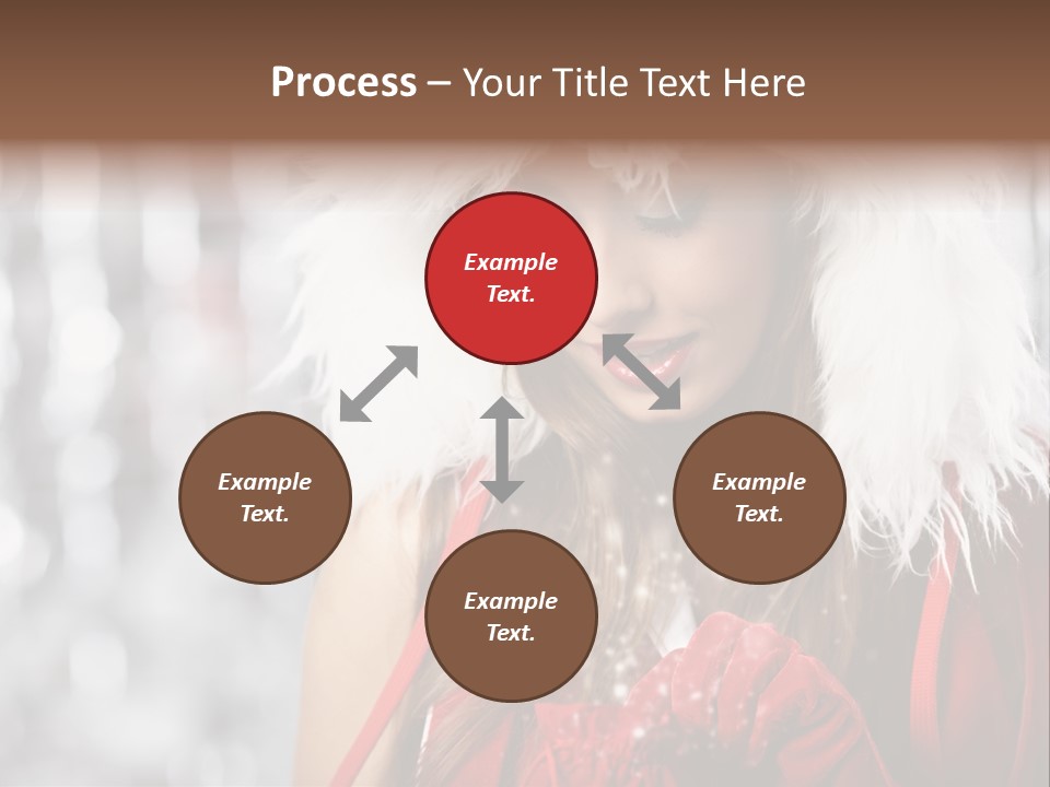 Charming Pretty Woman PowerPoint Template