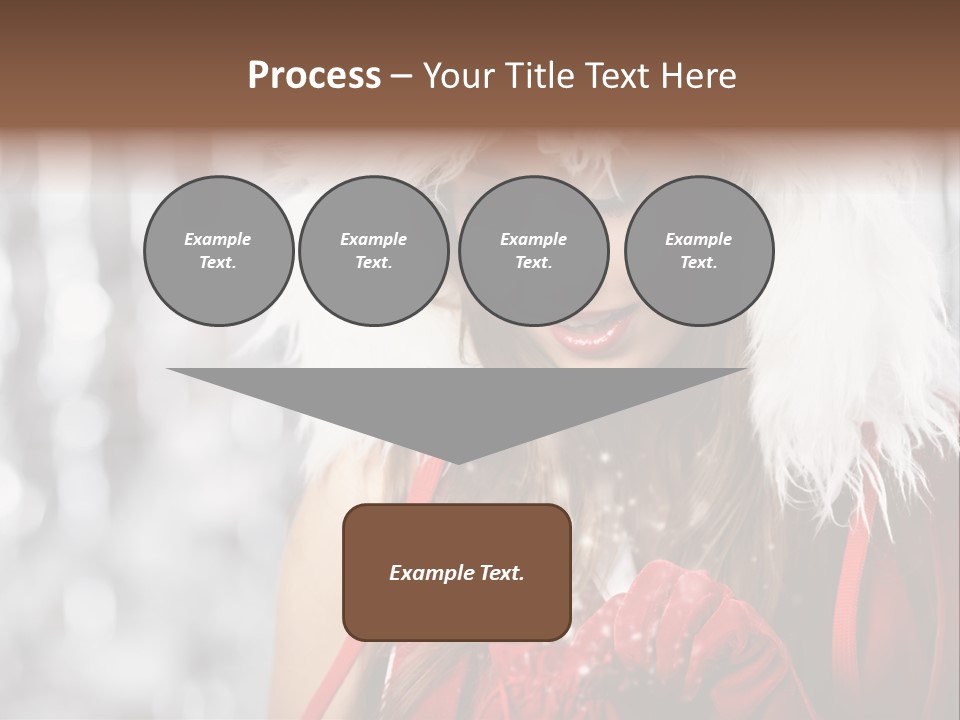 Charming Pretty Woman PowerPoint Template