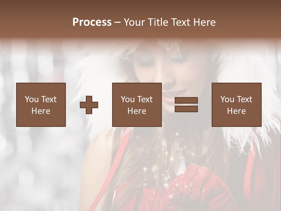 Charming Pretty Woman PowerPoint Template