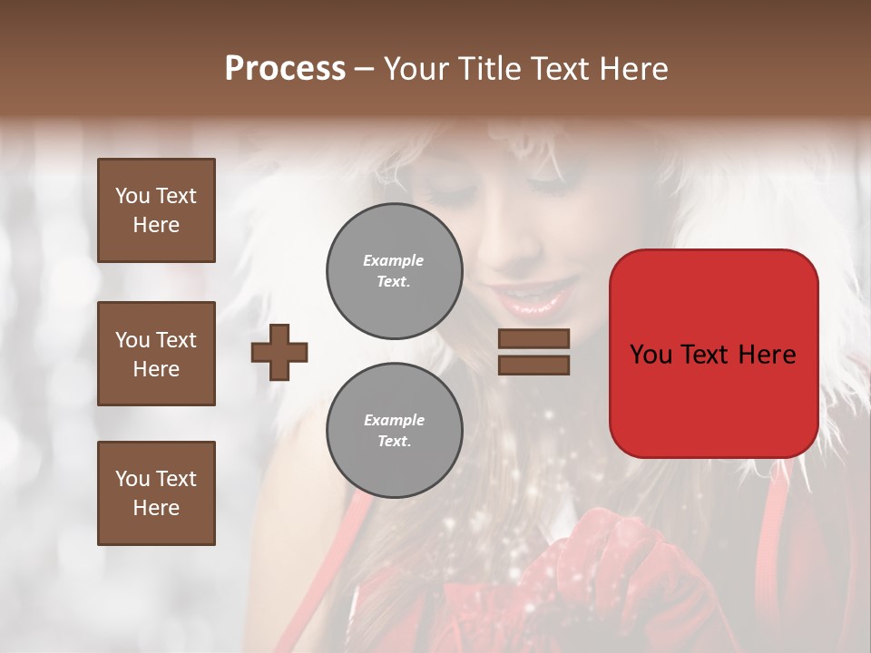 Charming Pretty Woman PowerPoint Template