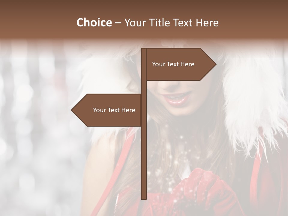 Charming Pretty Woman PowerPoint Template