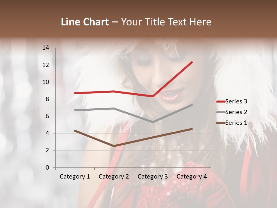 Charming Pretty Woman PowerPoint Template