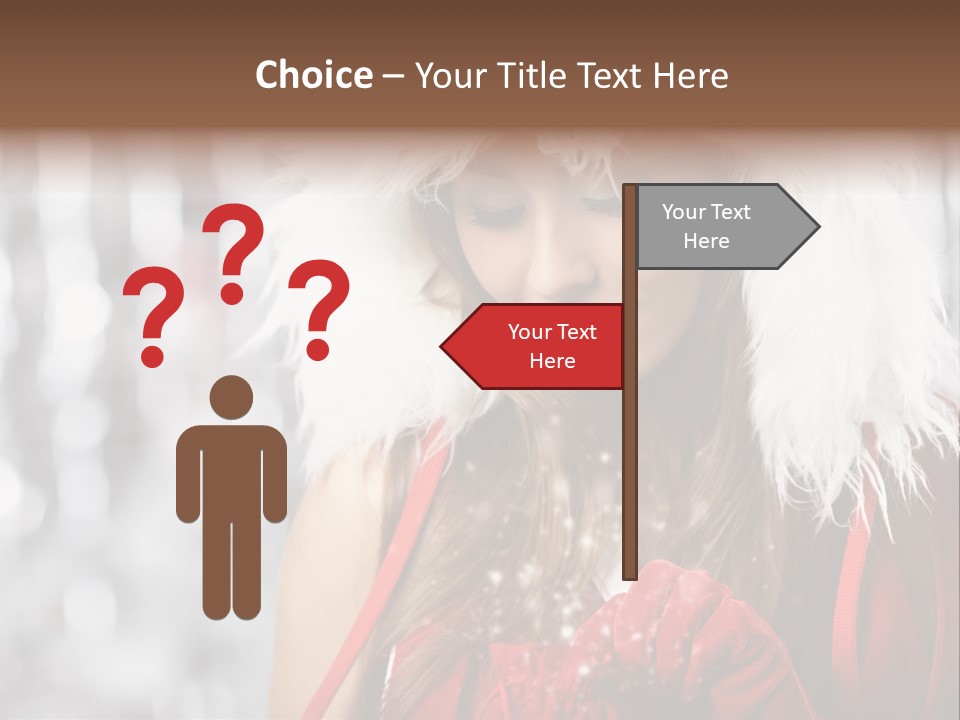 Charming Pretty Woman PowerPoint Template