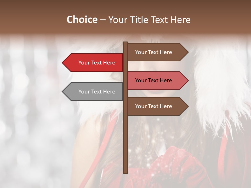 Charming Pretty Woman PowerPoint Template