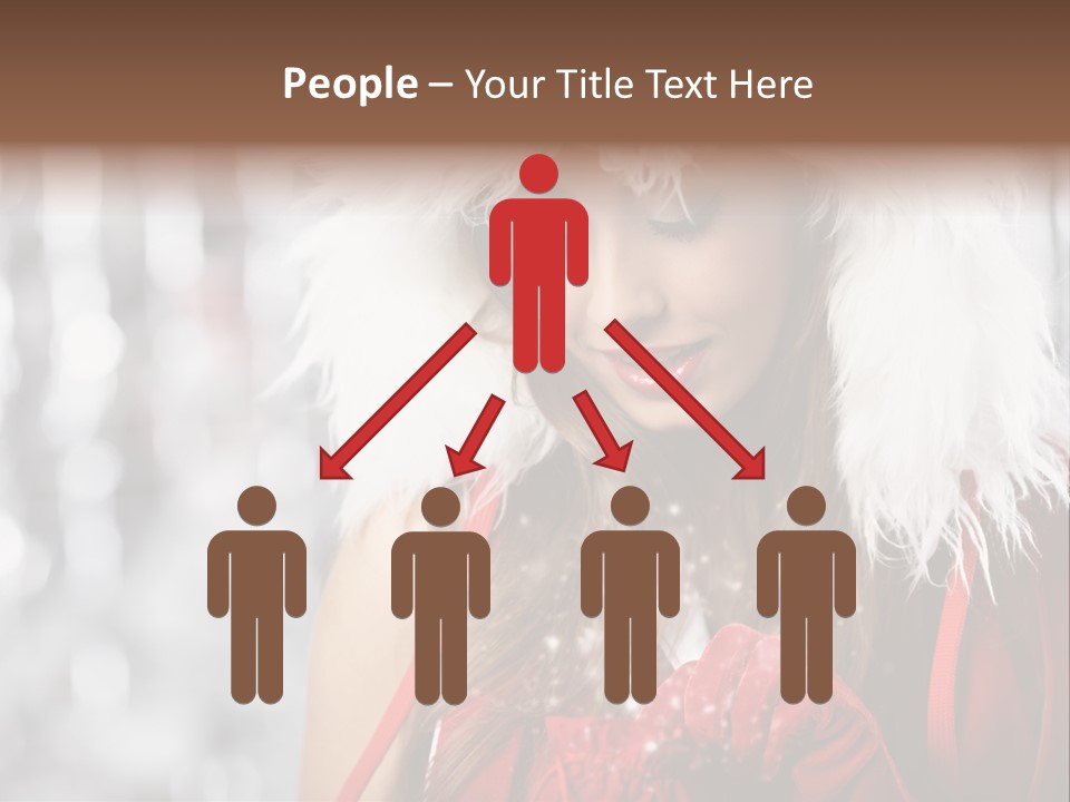 Charming Pretty Woman PowerPoint Template