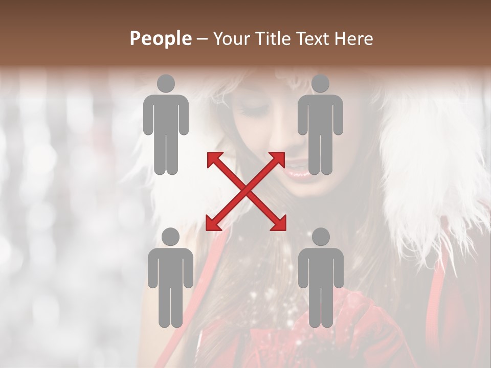 Charming Pretty Woman PowerPoint Template