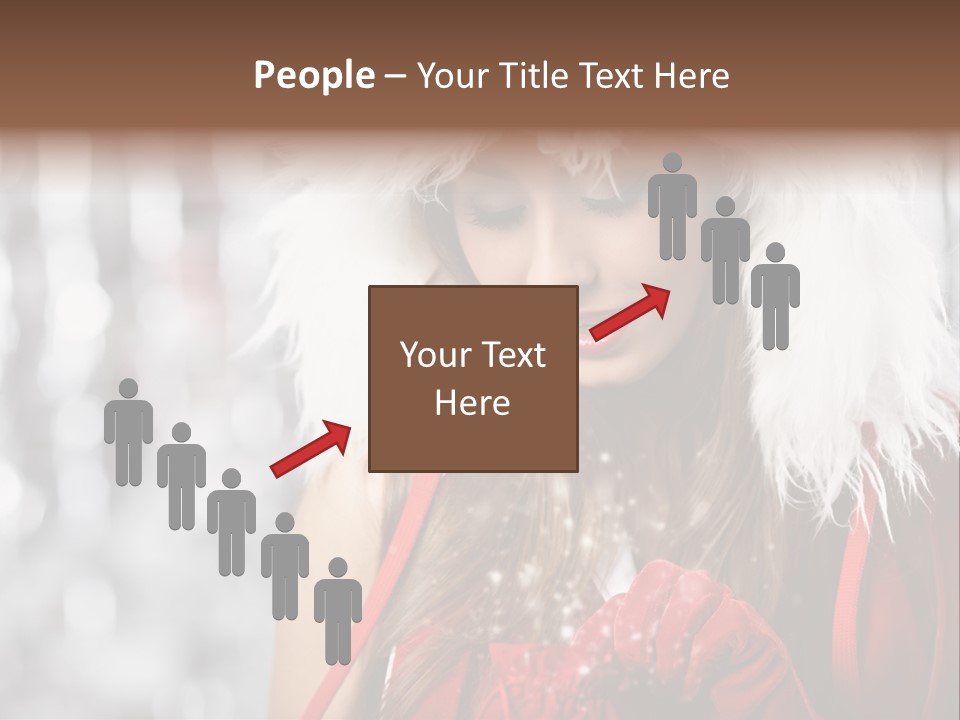 Charming Pretty Woman PowerPoint Template
