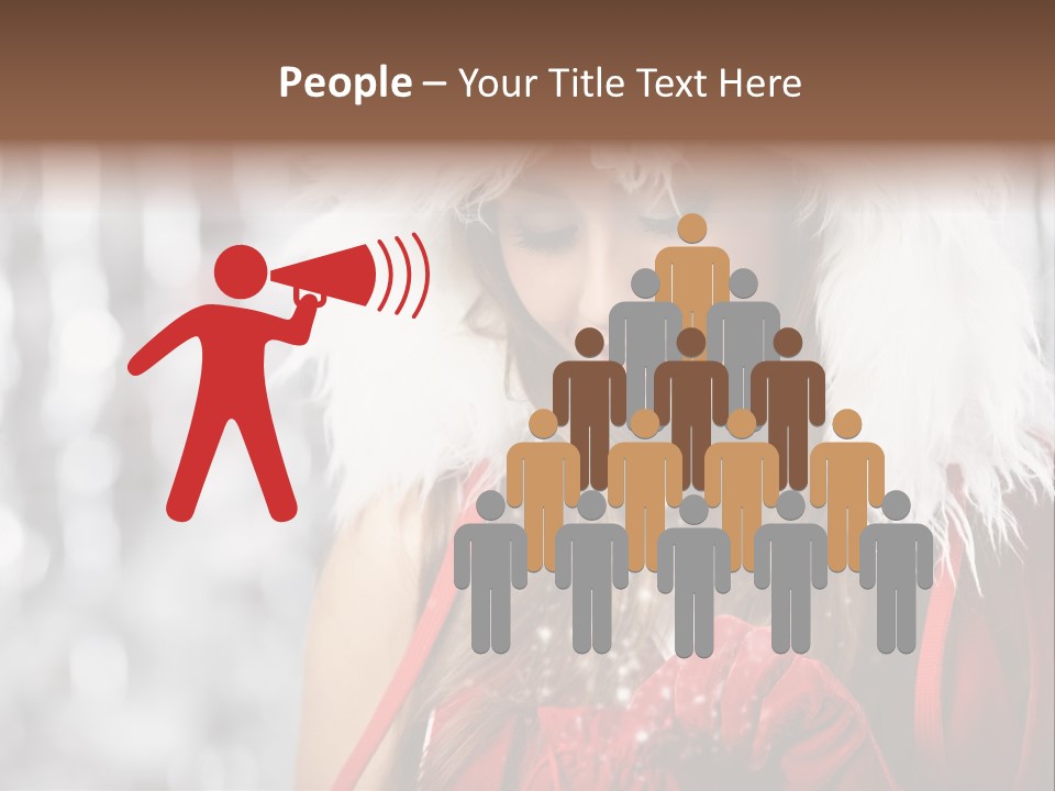 Charming Pretty Woman PowerPoint Template