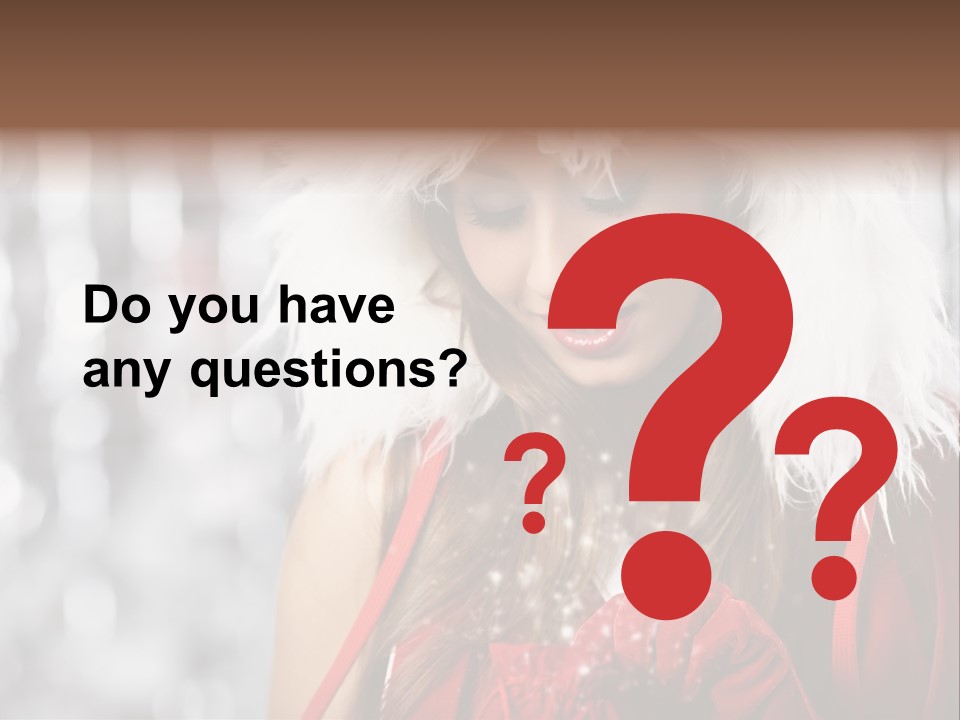 Charming Pretty Woman PowerPoint Template