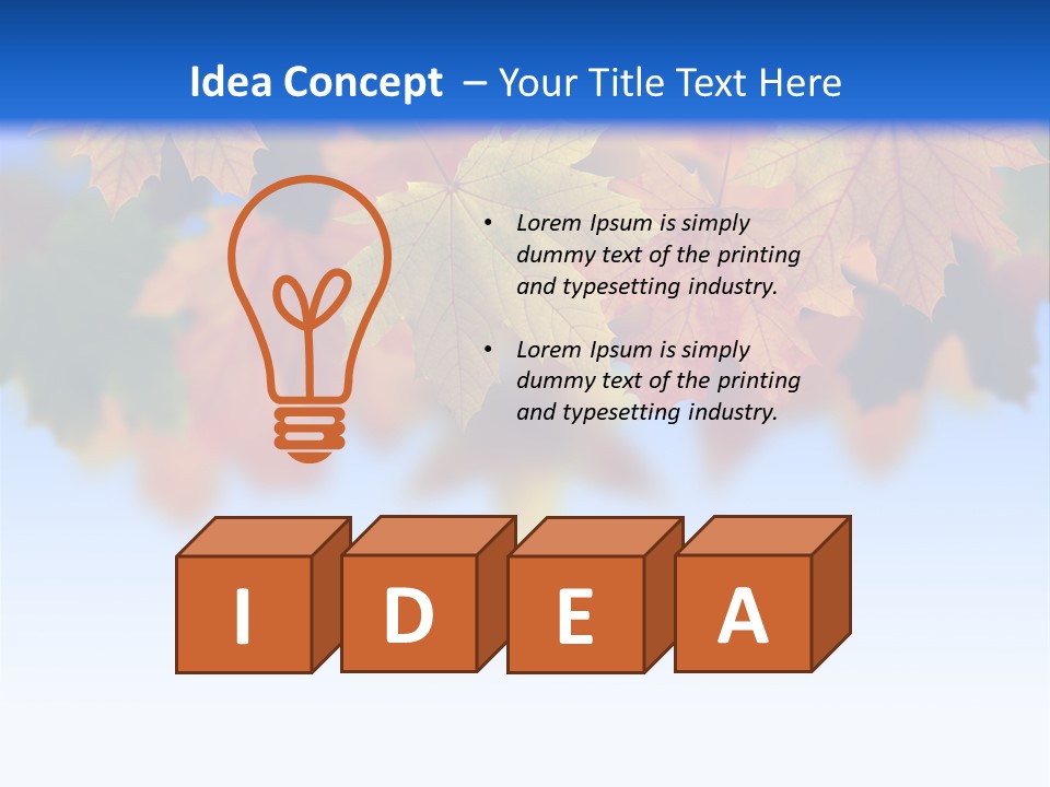 Sunny Forest Tranquil PowerPoint Template