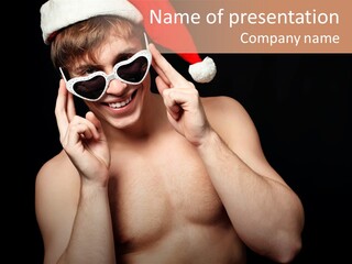 Year Glasses Lover PowerPoint Template