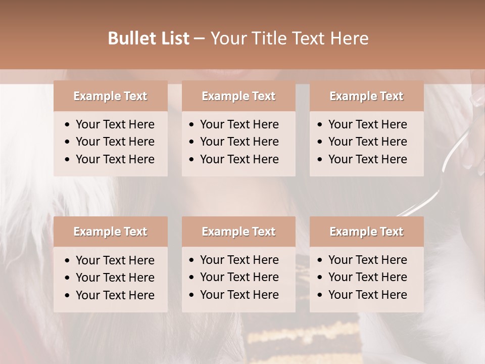 Plate Beautiful Maiden PowerPoint Template