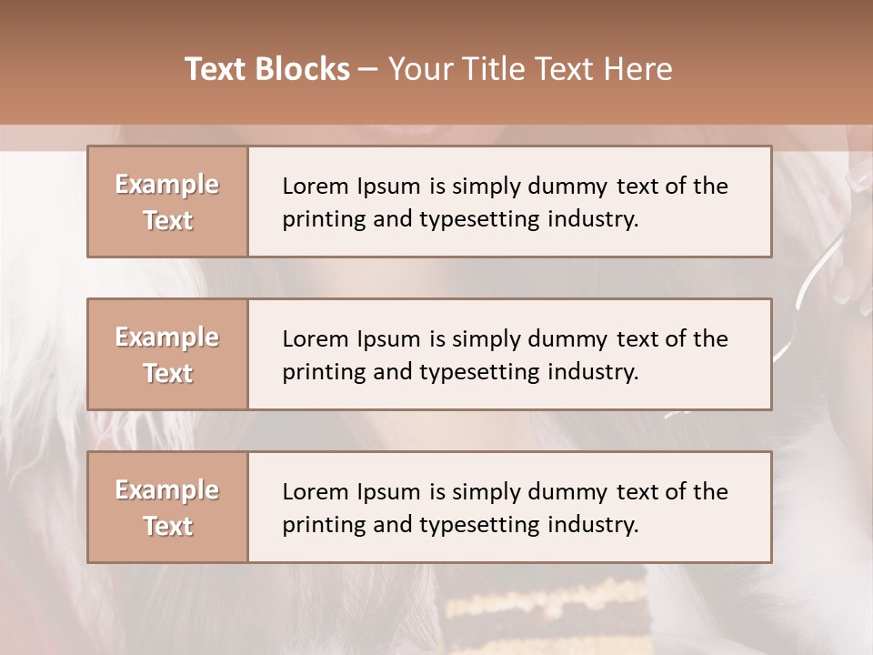Plate Beautiful Maiden PowerPoint Template