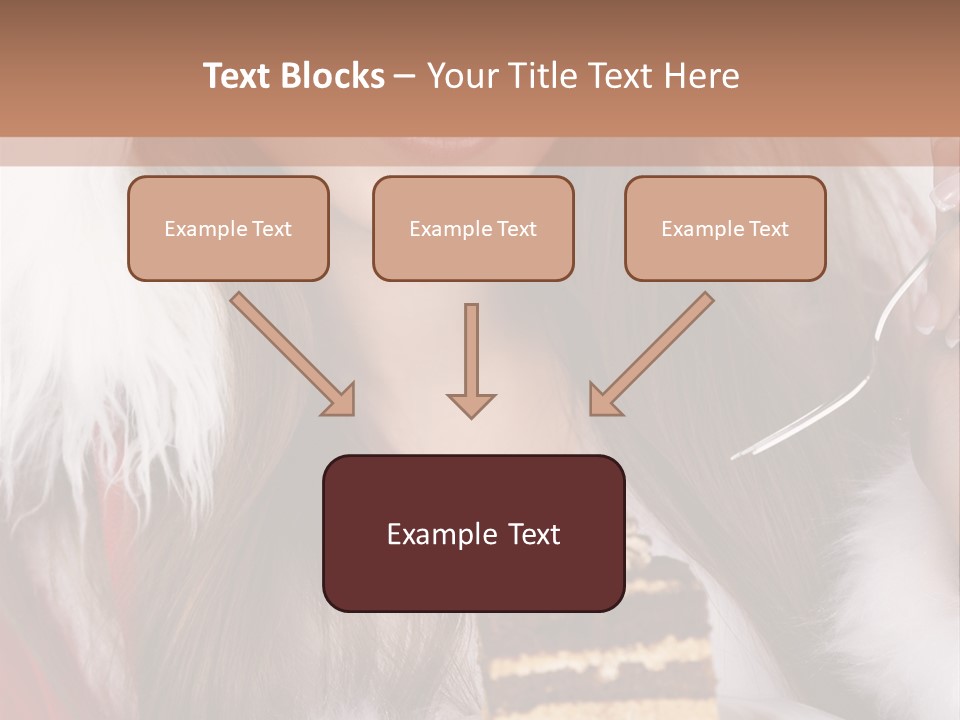 Plate Beautiful Maiden PowerPoint Template