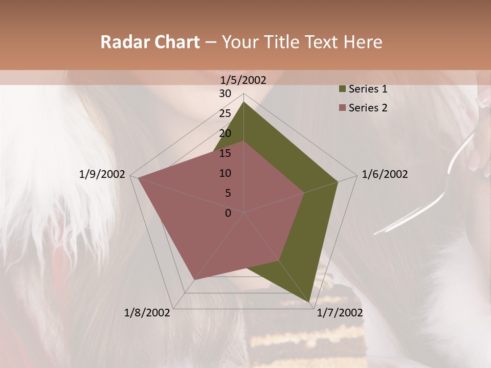 Plate Beautiful Maiden PowerPoint Template