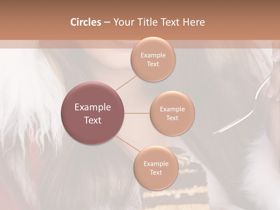 Plate Beautiful Maiden PowerPoint Template