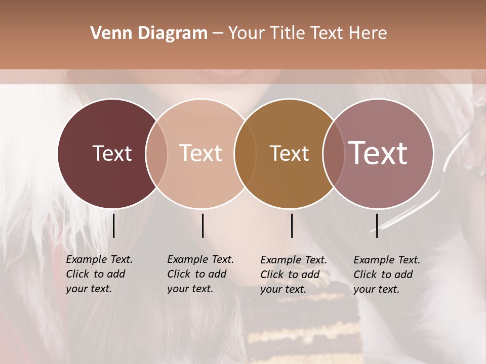 Plate Beautiful Maiden PowerPoint Template