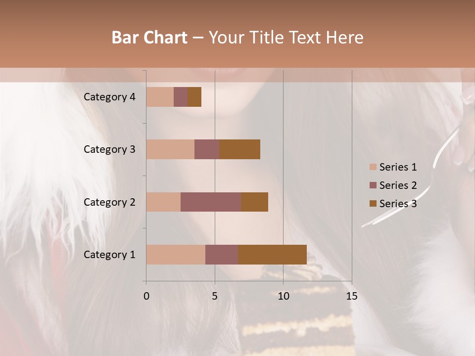 Plate Beautiful Maiden PowerPoint Template