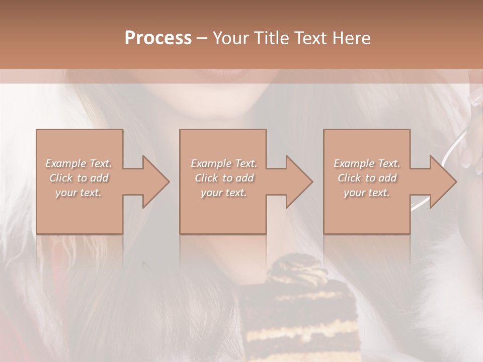 Plate Beautiful Maiden PowerPoint Template