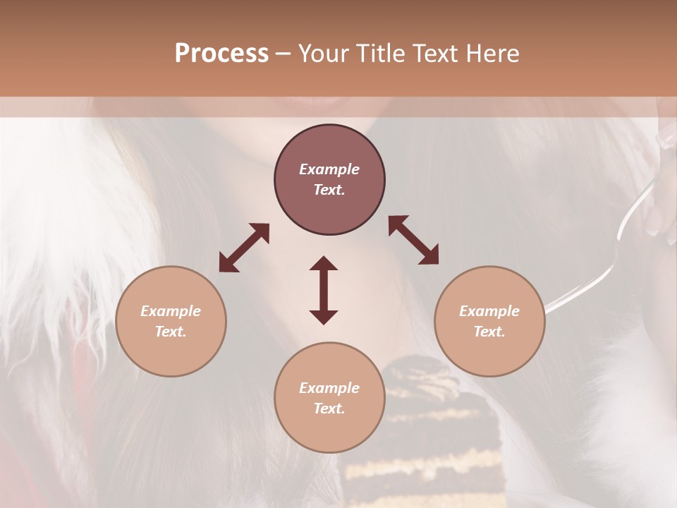 Plate Beautiful Maiden PowerPoint Template