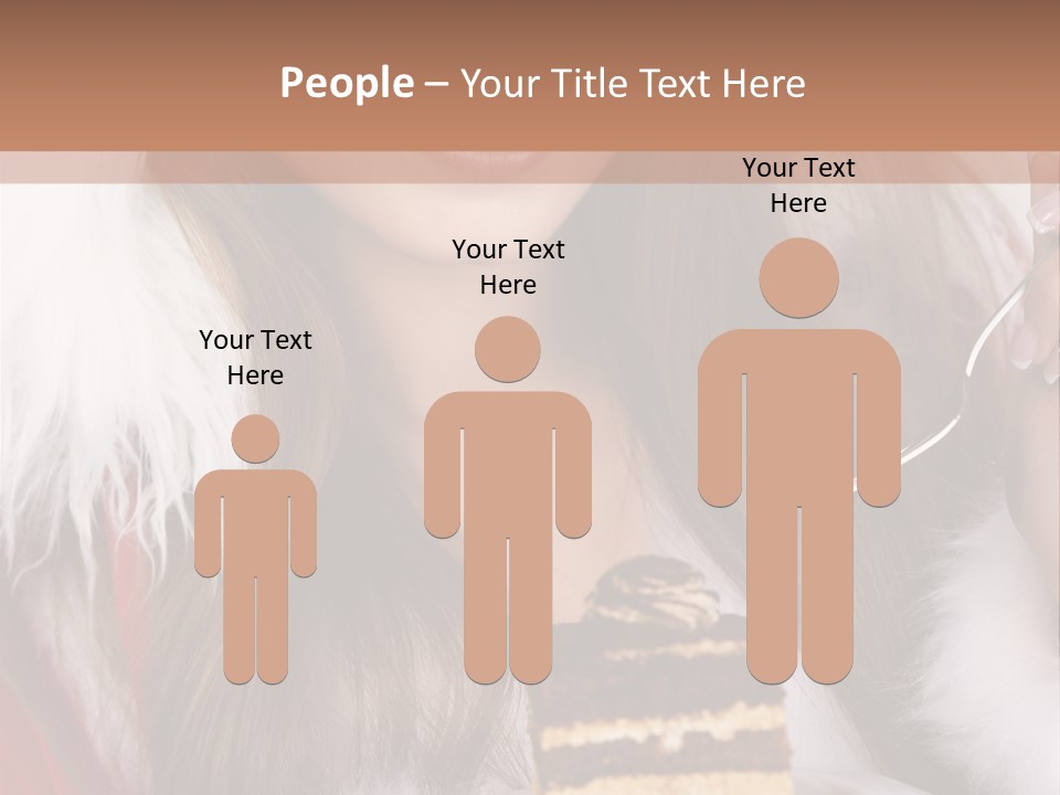 Plate Beautiful Maiden PowerPoint Template