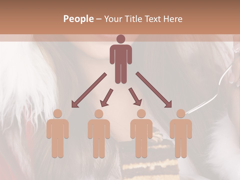 Plate Beautiful Maiden PowerPoint Template