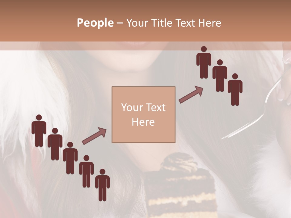 Plate Beautiful Maiden PowerPoint Template