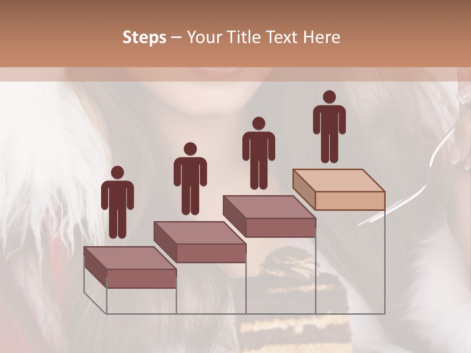 Plate Beautiful Maiden PowerPoint Template