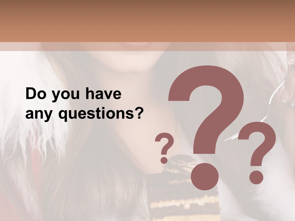 Plate Beautiful Maiden PowerPoint Template