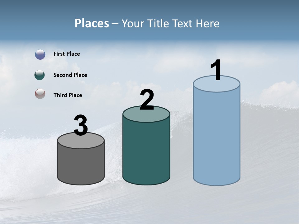 Large Wave Crest PowerPoint Template