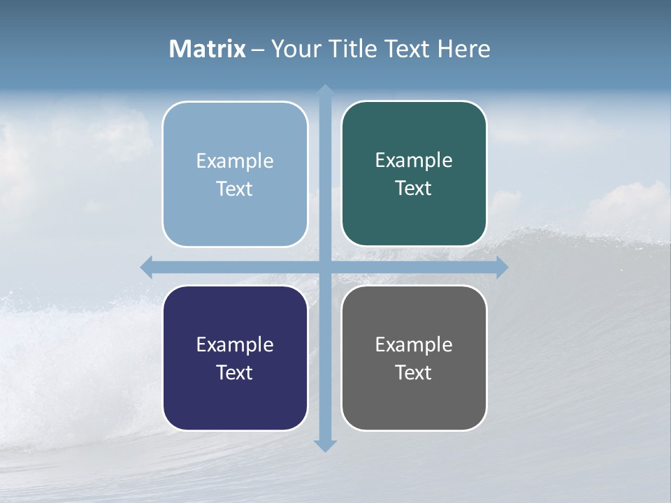 Large Wave Crest PowerPoint Template