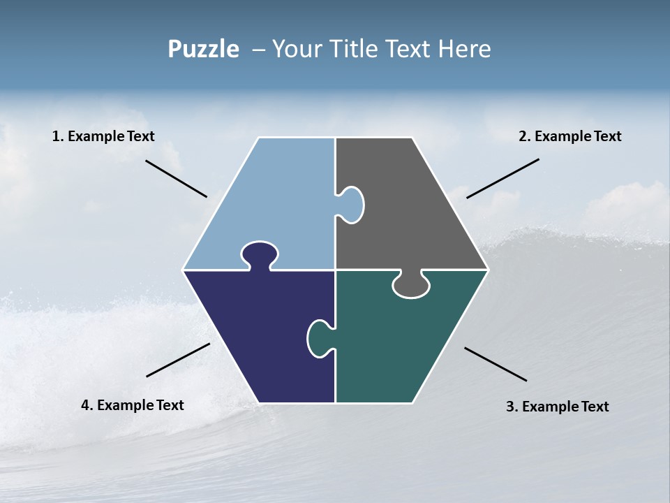 Large Wave Crest PowerPoint Template