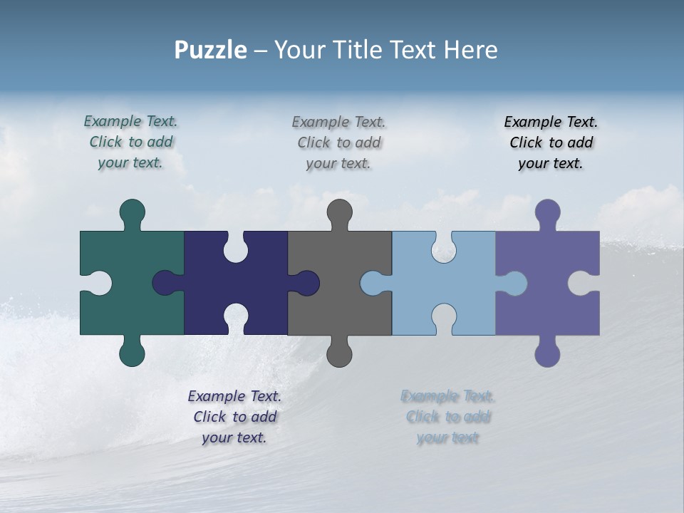 Large Wave Crest PowerPoint Template