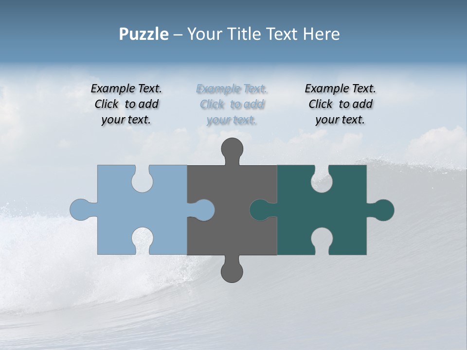 Large Wave Crest PowerPoint Template