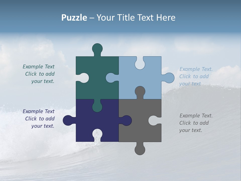 Large Wave Crest PowerPoint Template