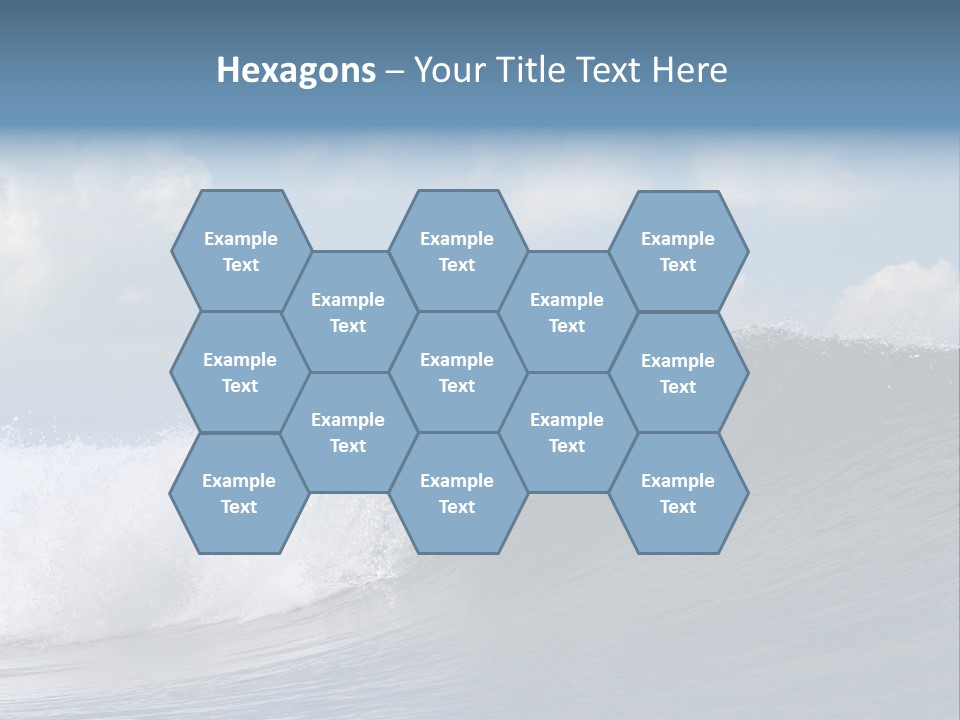 Large Wave Crest PowerPoint Template