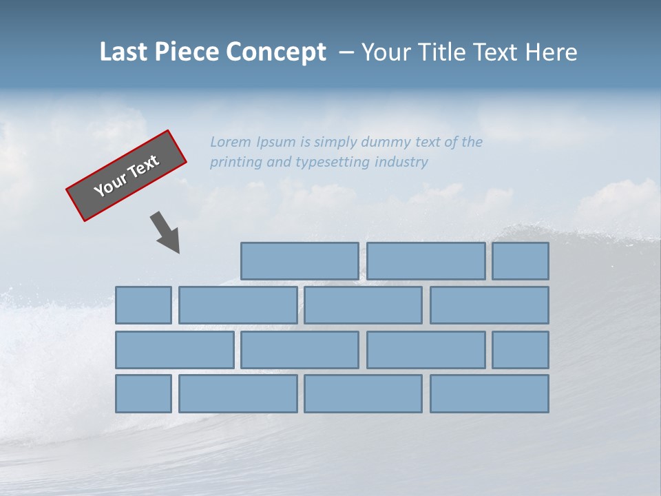 Large Wave Crest PowerPoint Template