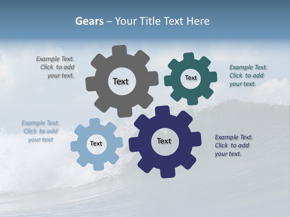 Large Wave Crest PowerPoint Template