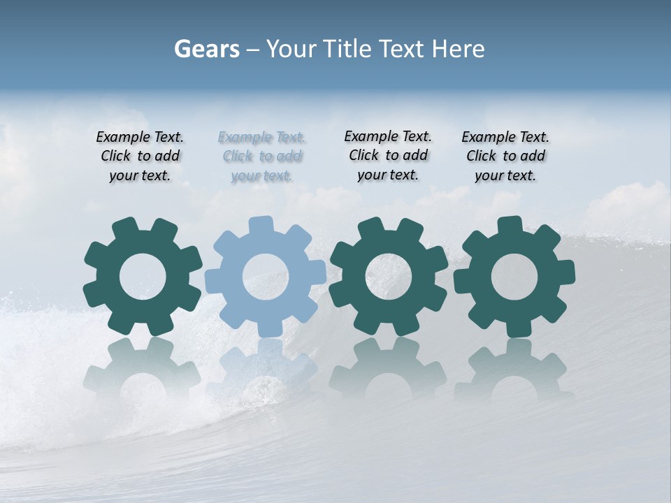 Large Wave Crest PowerPoint Template