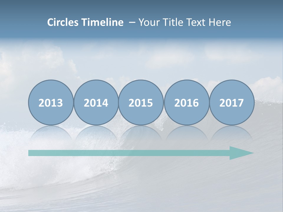 Large Wave Crest PowerPoint Template