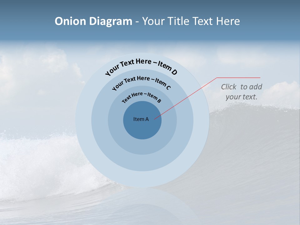 Large Wave Crest PowerPoint Template