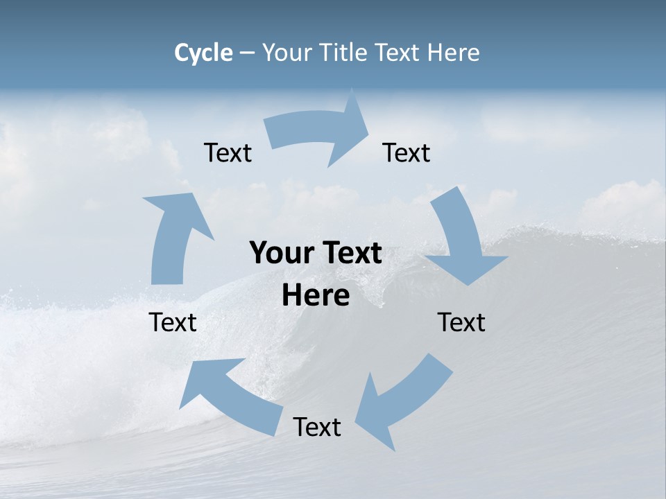Large Wave Crest PowerPoint Template
