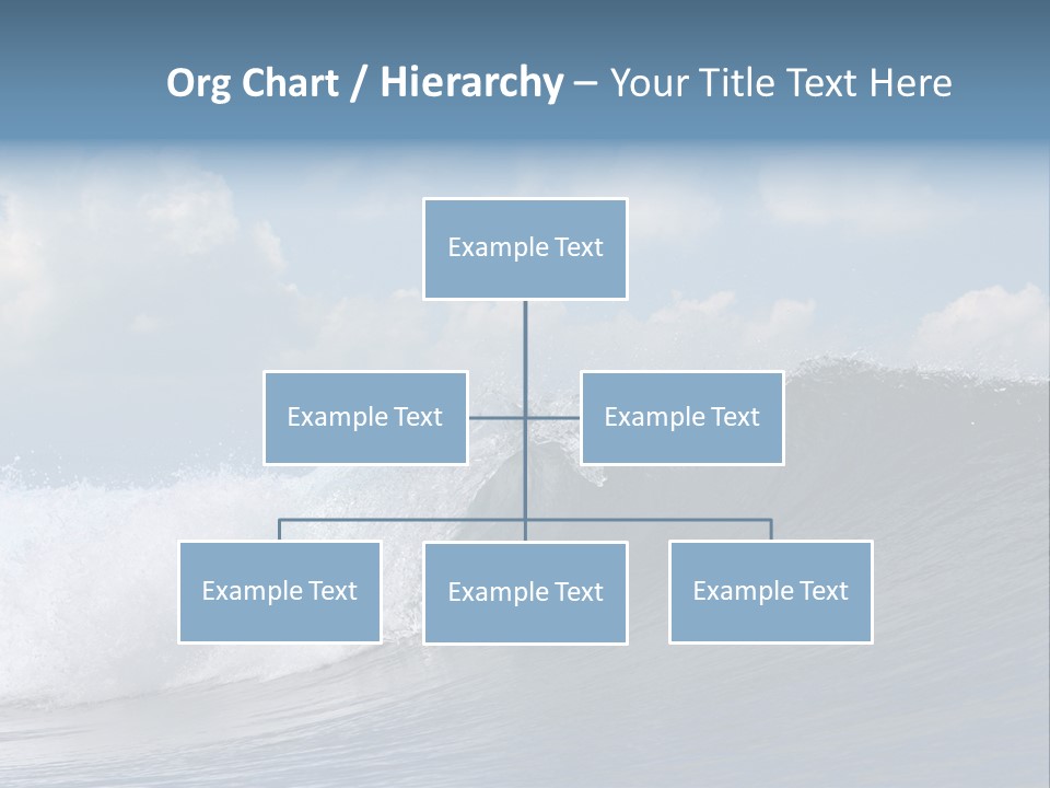 Large Wave Crest PowerPoint Template