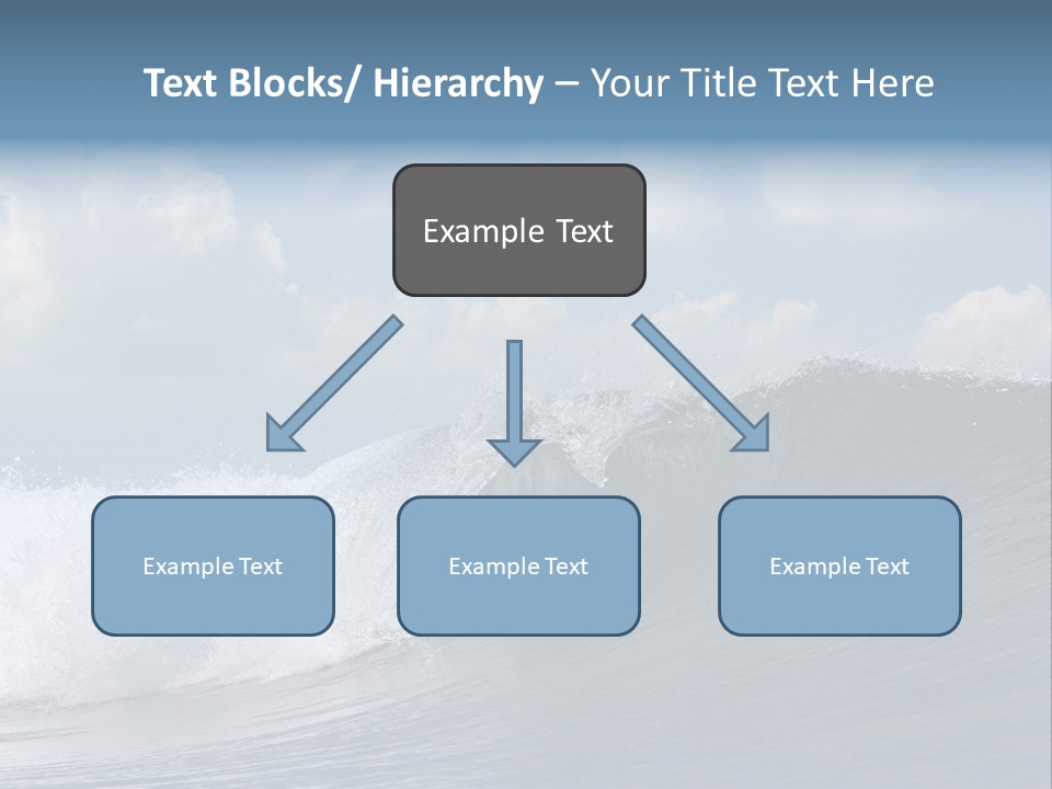 Large Wave Crest PowerPoint Template